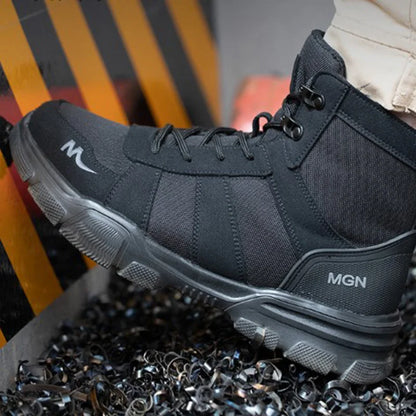 Botas de trabajo, zapatos de seguridad indestructibles, zapatos con punta de acero para hombre, zapatillas antipinchazos, zapatos de trabajo antideslizantes para mujer, botas tácticas para hombre
