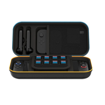 Estuche rígido grande para consola Switch 2 con agarre para joystick y protector de pantalla de vidrio. Accesorios para juegos.