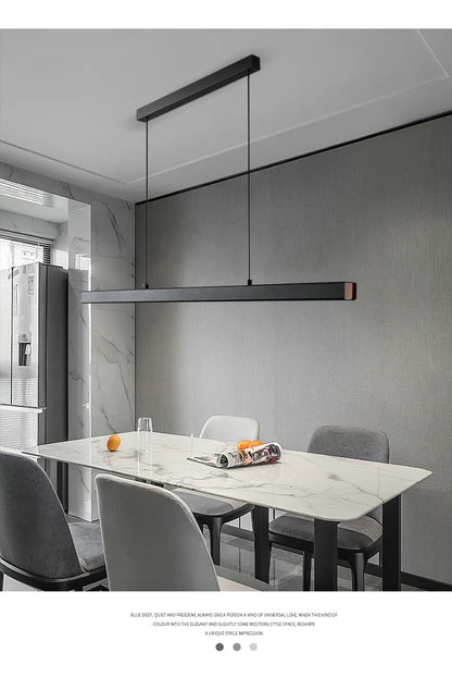 Lámpara de araña para comedor, lámpara nórdica moderna para mesa de comedor, lámpara de bar, luces para restaurante, luces de cocina, lámparas LED de tira para oficina.