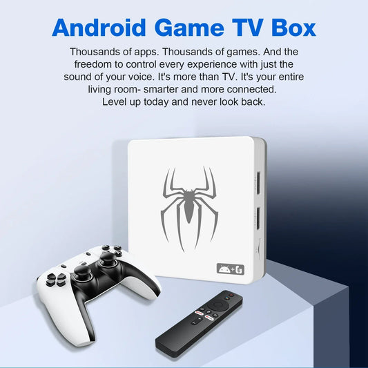 Consolas de videojuegos 3D G7 8K 2025, 64 GB, 2,4 G, mando inalámbrico, Android 14, consola de juegos clásica retro, más de 25.000 juegos