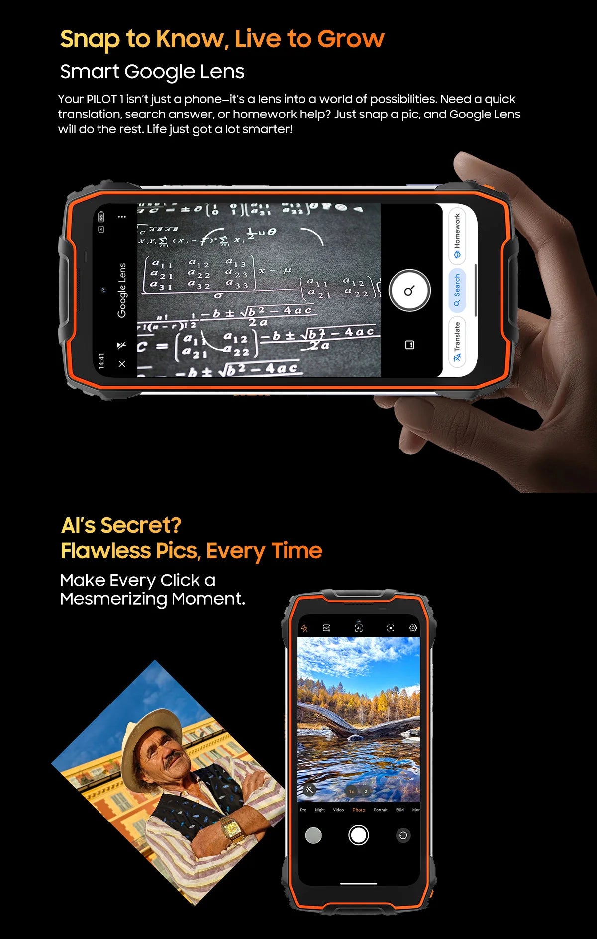 [Estreno mundial] Blackview OSCAL PILOT 1: Teléfono resistente, smartphone de 6 GB y 256 GB, pantalla HD+ de 6,67", batería de 15000 mAh y NFC.