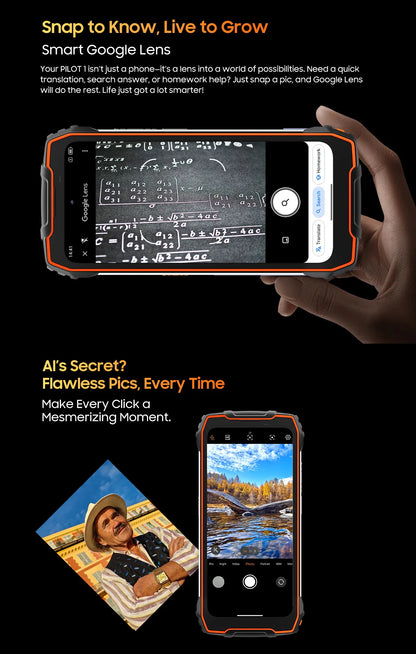 [Estreno mundial] Blackview OSCAL PILOT 1: Teléfono resistente, smartphone de 6 GB y 256 GB, pantalla HD+ de 6,67", batería de 15000 mAh y NFC.