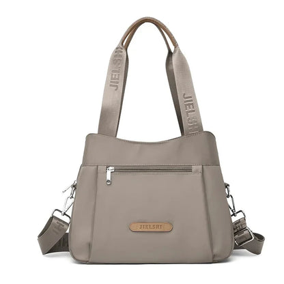 Bolso bandolera de nailon impermeable de moda, bolso informal para ir de compras o de viaje, bolso de mano Jietrans de nuevo estilo, bolso de un solo hombro.