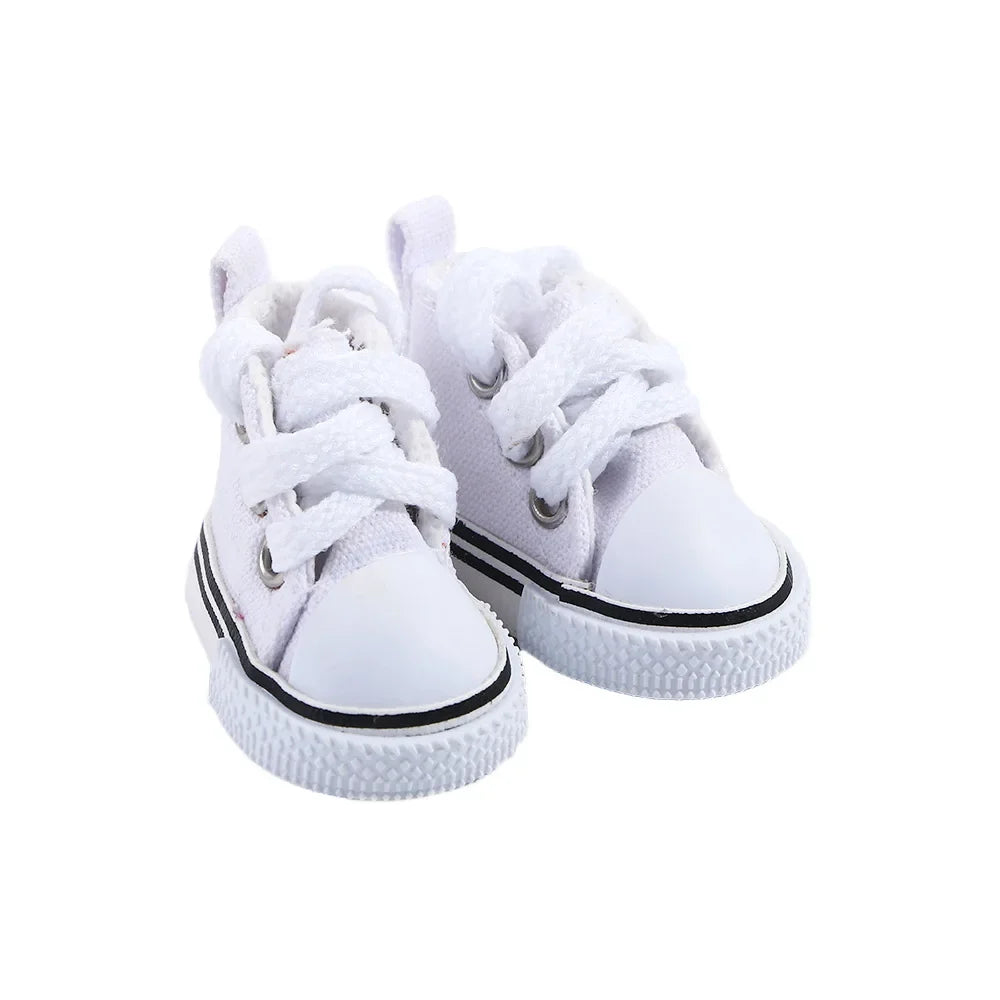 Accesorios para muñecas, juguete para niña, zapatos para muñecas 1/6, zapatillas para muñecas de 5 cm, zapatos para muñecas, zapatos de lona para muñecas, zapatos para muñecas BJD.