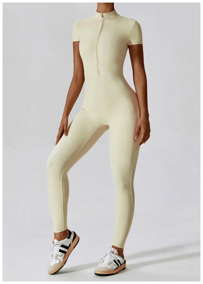 Conjunto de yoga de verano para mujer, ropa deportiva para entrenamiento, mono de gimnasio, mono deportivo siamés para mujer