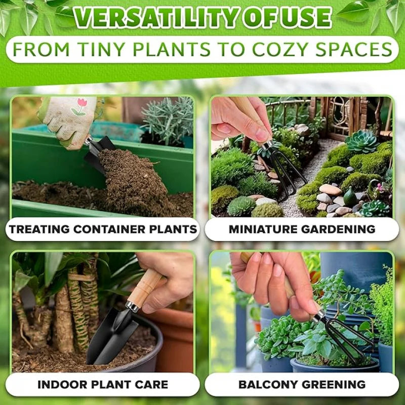 6 herramientas de jardinería para uso doméstico, adecuadas para cultivar verduras, mejorar la estética del jardín y organizar plantas en macetas pequeñas.