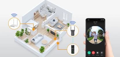 IMOU 4k Video Doorbell 3 with Chime fisheye lens Human Package Detection Rechargeable Battery Two-way Talk Waterproof 360° View