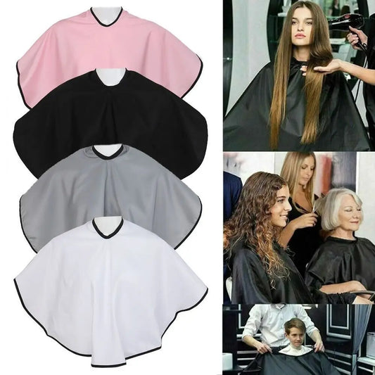 Capa de corte de pelo antiestática, reutilizable, impermeable, para teñir el cabello, herramienta de salón, paño de peluquería