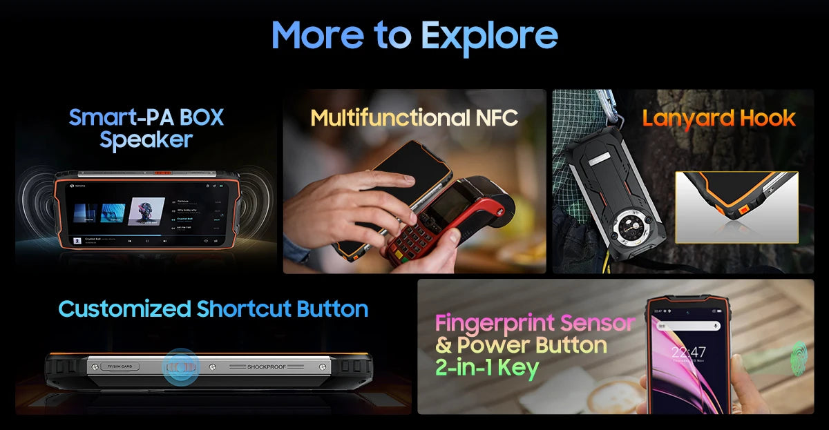 [Estreno mundial] Blackview BV9300 PRO, teléfono inteligente resistente, procesador Helio G99, Android 13, 8 GB de RAM, 12 GB de RAM, doble pantalla.