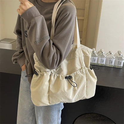 1 bolso de mano de gran capacidad, moderno, de lona, para el hombro, para el trabajo y los desplazamientos.