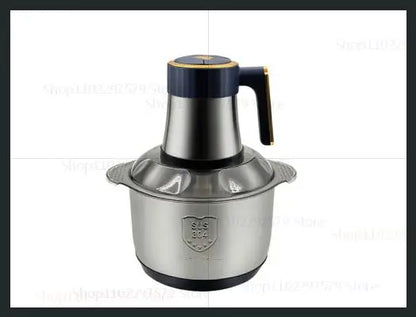 Licuadora multifunción de acero inoxidable para carnes, frutas y verduras. Procesadores de alimentos. Picadora de carne eléctrica de cocina de cinco velocidades.
