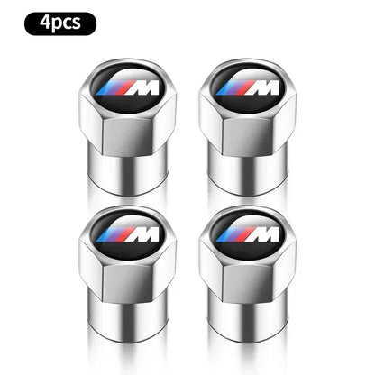 Juego de 4 tapas de válvula de aire para neumáticos de coche de metal para BMW M Performance E36 E60 E90 X2 X1 X3 X5 E46 E39 E70 M3 M5 M6