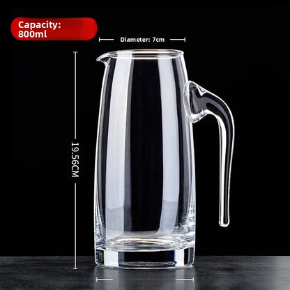 Juego de vino de alta gama para uso doméstico que incluye vaso de whisky, jarra para servir vino y aireador para uso comercial.