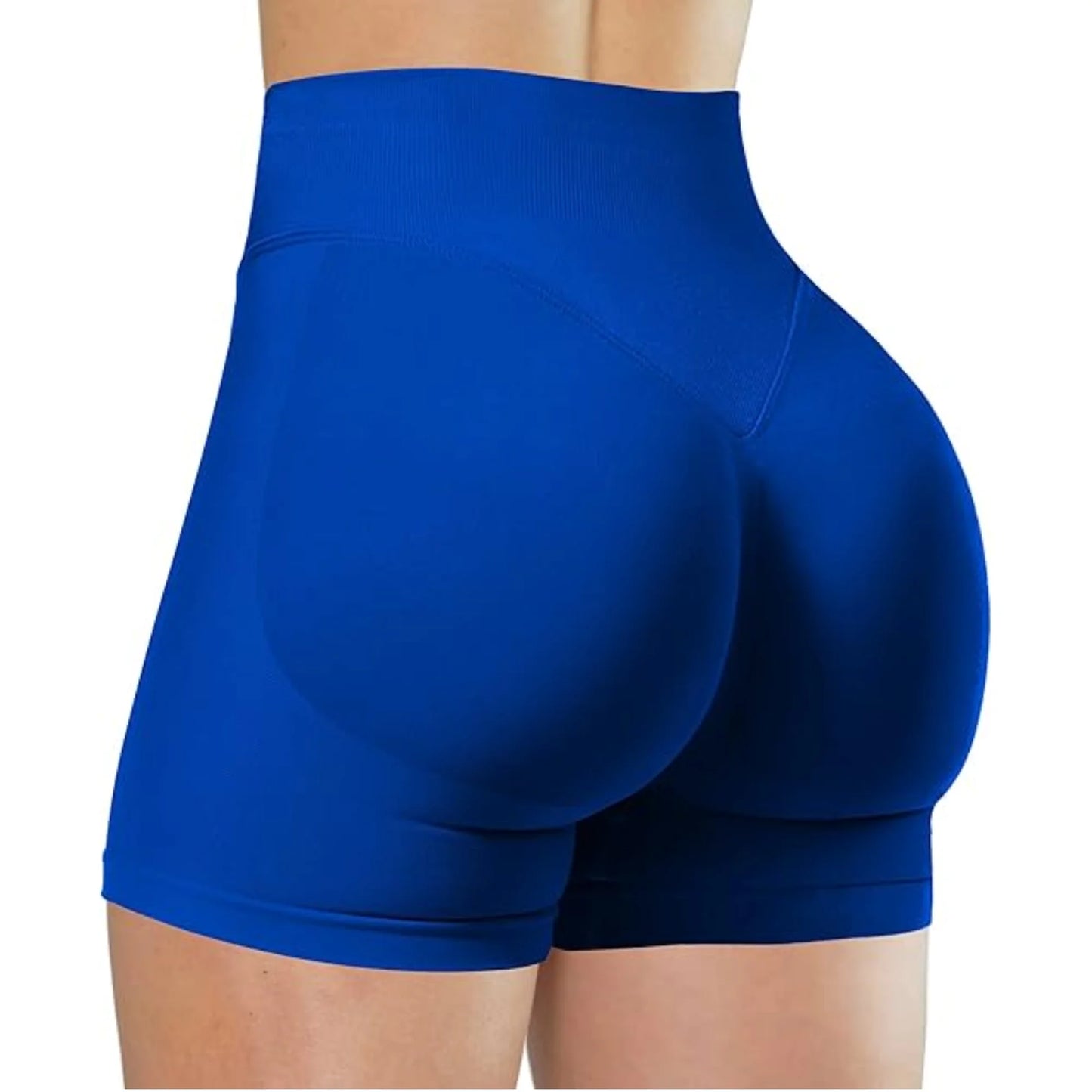 Pantalones cortos de yoga de cintura alta de verano, modernos y sexys, para correr y hacer ejercicio, leggings de yoga de color sólido.