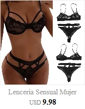 Conjunto de lencería sexy para mujer 2022, pantalones cortos de encaje negro, camiseta sin mangas de color liso, camisola, top de tubo, bragas, conjunto de lencería con estampado floral.