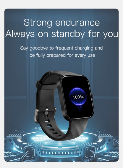 LIGE - Reloj inteligente para hombre, pantalla de 1,91 pulgadas, Bluetooth, llamadas, más de 100 modos deportivos, monitorización del sueño, resistente al agua, para mujer (regalo 2025)