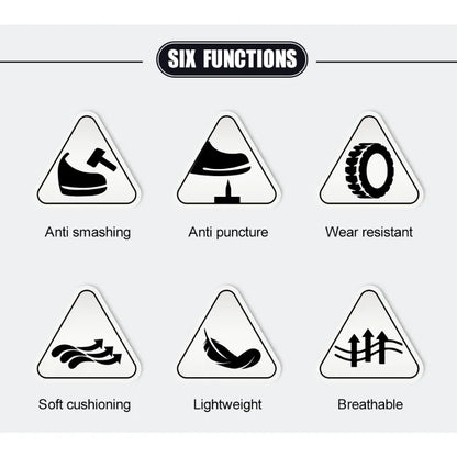 Nuevos zapatos de seguridad para hombre, zapatos de trabajo resistentes a perforaciones, calzado de protección para hombre, botas de trabajo resistentes al desgaste, botas tácticas.