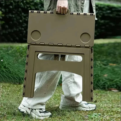 Mesa plegable para exteriores, taburete plegable de viaje, mesas resistentes y ligeras, escritorio portátil para picnic, escritorios prácticos y sencillos para acampar.