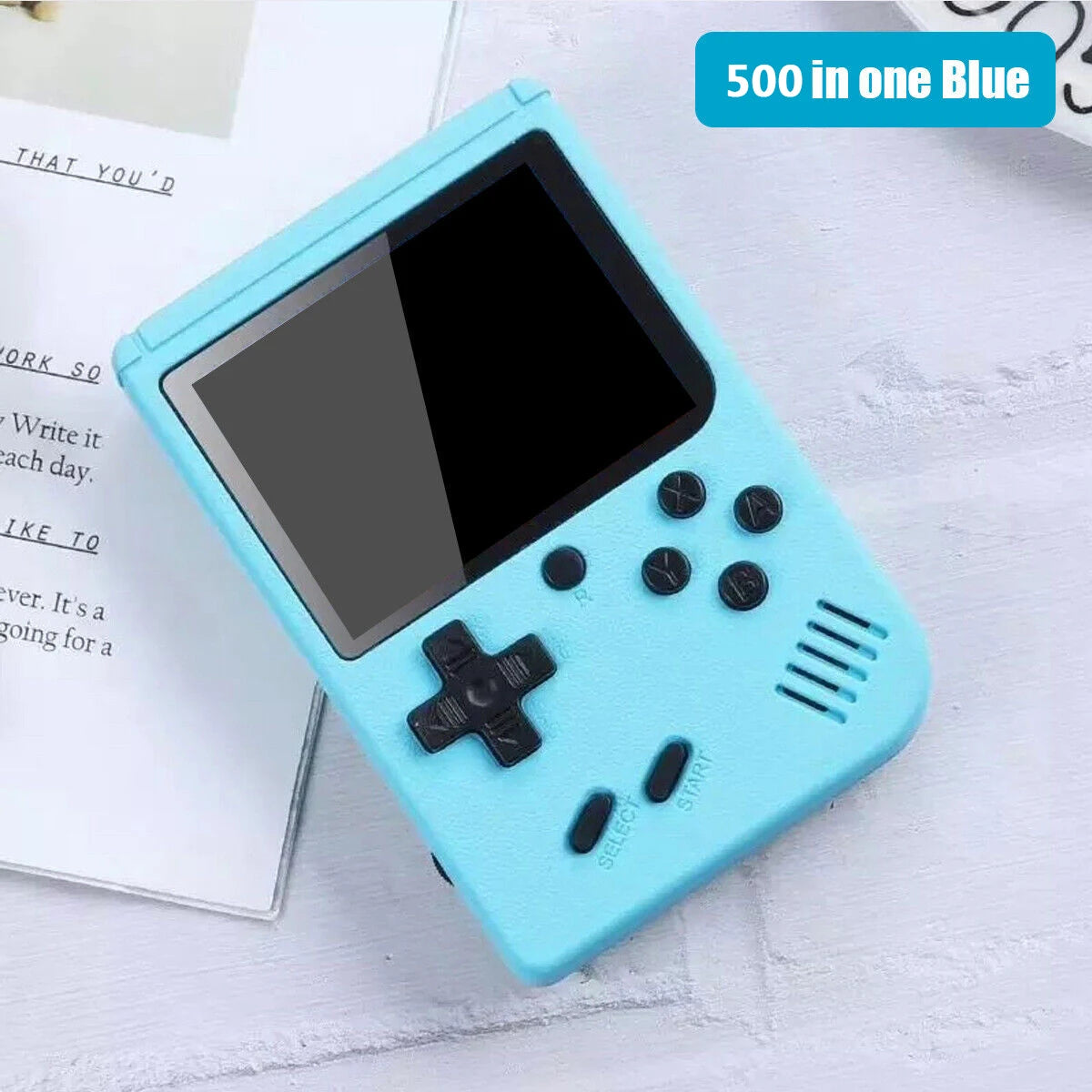 Consola retro arcade de 5 pulgadas con más de 500 juegos clásicos integrados para Game Boy, emulador de TV, videojuegos, reproductor de juegos portátil