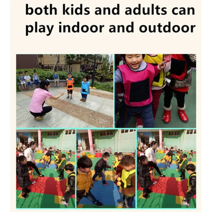 Chaleco deportivo para exteriores, con pelota adhesiva, para lanzar, ideal para niños.