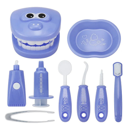 Juguetes Montessori para niños, interacción entre padres e hijos, para niñas y niños, dentistas, revisión de dientes, modelo de doctor, juego de rol, juguete de aprendizaje para bebés y niños.