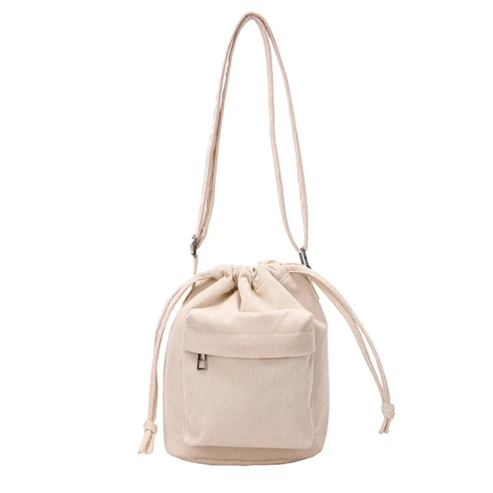 Bolso de hombro para mujer, estilo coreano, con cordón, informal, ligero, para jóvenes, venta al por mayor, 2025
