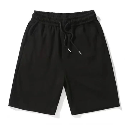 Pantalones cortos deportivos holgados de color puro para hombre y mujer, informales, de verano, con pierna recta, adelgazantes, de cinco cuartos