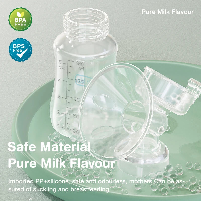 Extractor de leche MAMIJOY con pezón para bebé, extractor de leche de succión manual, extractores de leche, biberón, suministros posparto, sin BPA