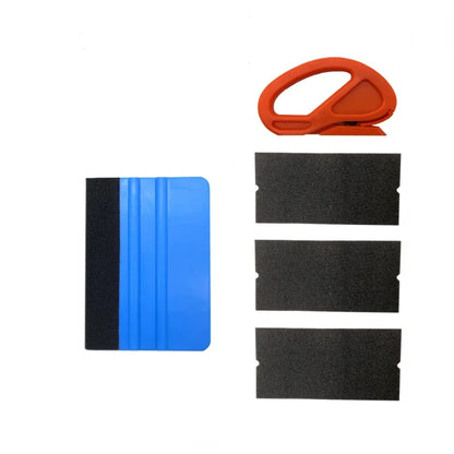 Kit de herramientas para envolver películas de automóviles, raspador, escobilla de goma, herramienta para envolver vinilo, kit de instalación de calcomanías para vehículos, accesorios para autos