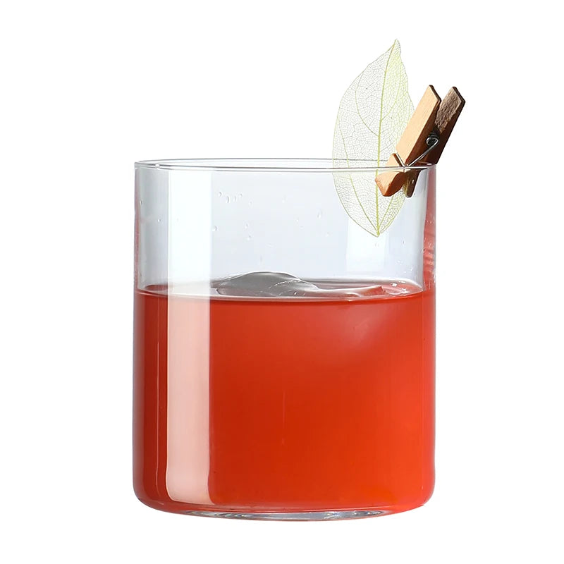 4 vasos de whisky ultrafinos, ideales para cócteles, bourbon y whisky, de 350 ml.