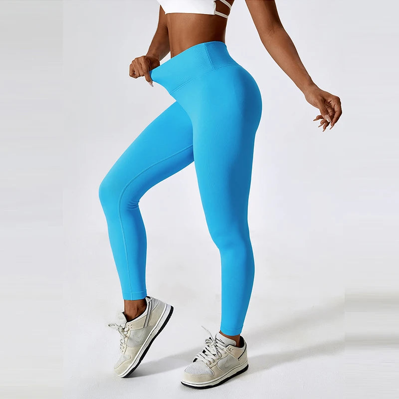Leggings de yoga de alta calidad Hearuisavy para mujer, ideales para fitness al aire libre y gimnasio. Leggings transpirables para entrenamiento, con efecto push-up.