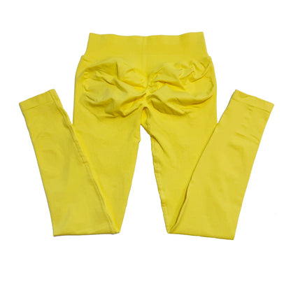 Leggings deportivas sin logo para mujer, efecto push-up, cintura baja, sin costuras, para gimnasio, yoga y entrenamiento.