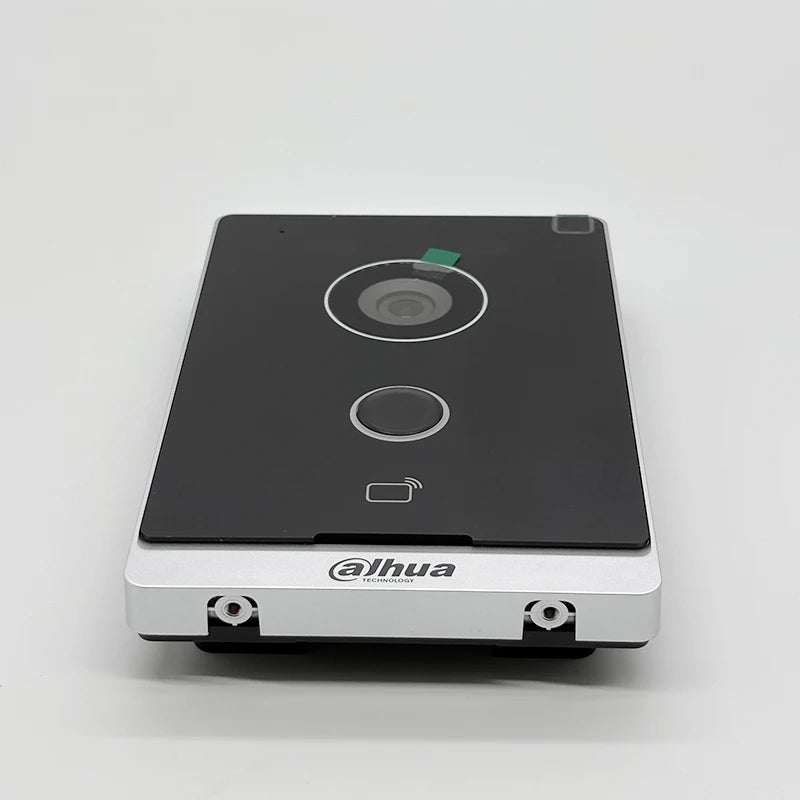 Videoportero Dahua VTO2211G-P-S2 de 2 MP con entrada IP, PoE, comunicación bidireccional, visión nocturna por infrarrojos y desbloqueo por tarjeta/aplicación.