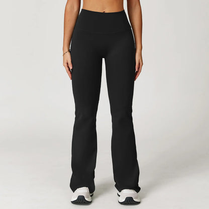 Leggings de impacto para mujer, pantalones de yoga acampanados, pantalones deportivos de yoga, ropa de gimnasio, ropa de entrenamiento, mallas, pantalones de pierna ancha, leggings acampanados