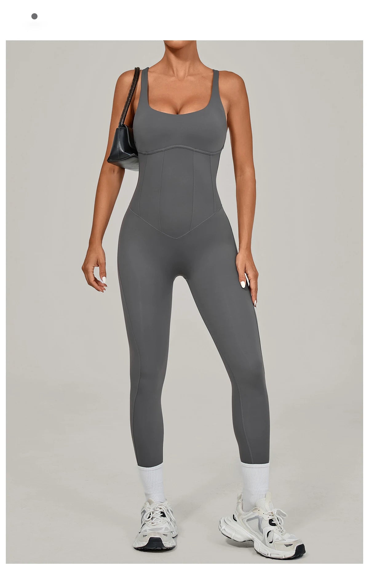 Nuevo mono de yoga para mujer, sexy, con espalda en V, cintura alta, realce de glúteos, tirantes ajustables, conjunto de yoga de secado rápido y transpirable, mono deportivo.