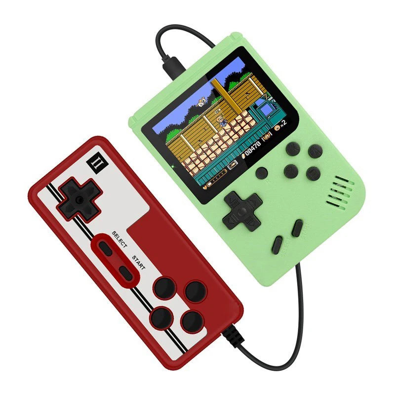 Consola de videojuegos retro portátil mini, reproductor de juegos portátil de 8 bits, juegos 400 en 1 integrados, salida AV, consola de juegos Gameboy videojuego