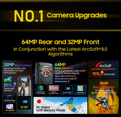 [Estreno mundial] Blackview BV9300 PRO, teléfono inteligente resistente, procesador Helio G99, Android 13, 8 GB de RAM, 12 GB de RAM, doble pantalla.