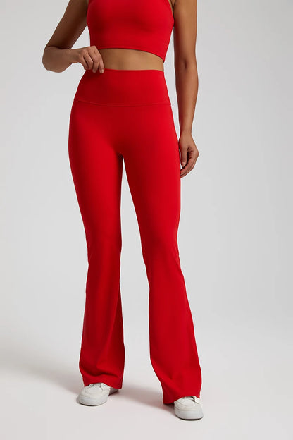 Buttery Soft High Waist Flare Leggings No Front Seam Workout Yoga Flared Pants Full Length Gym Sport Leggings Women Tights