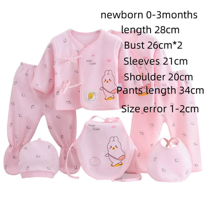 Ropa para bebés niñas recién nacidas 100% algodón, conjunto de top, gorro, baberos y pantalones de 0 a 3 meses