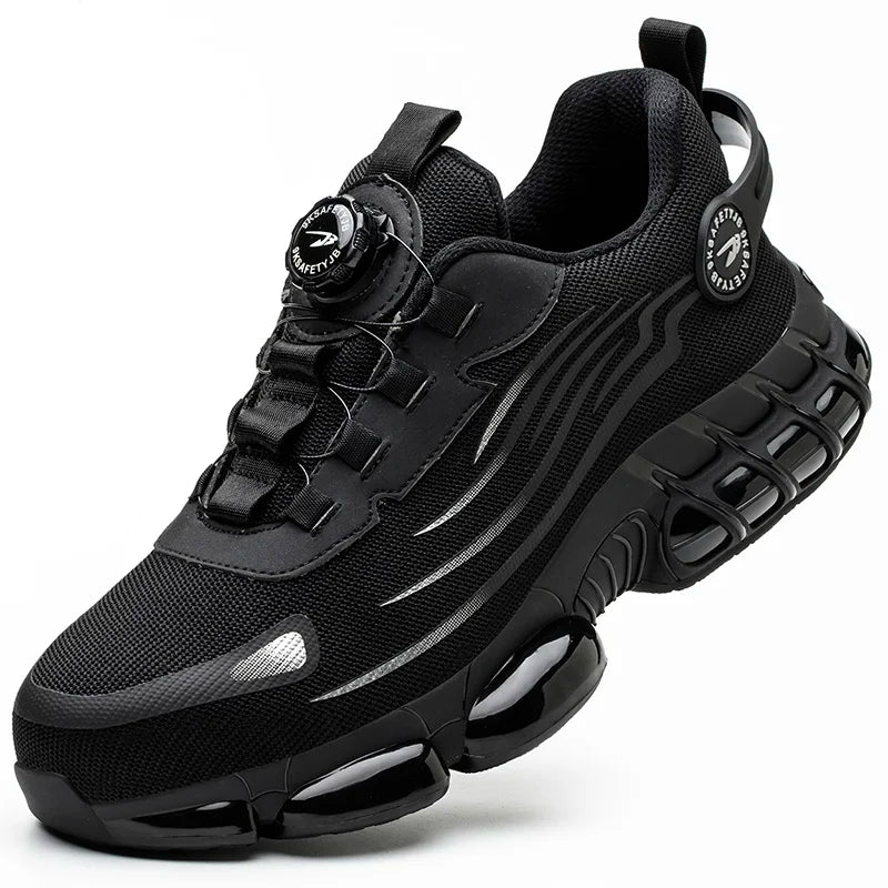 Botas de trabajo, zapatos de seguridad indestructibles, zapatos con punta de acero para hombre, zapatillas antipinchazos, zapatos de trabajo antideslizantes para mujer, botas tácticas para hombre