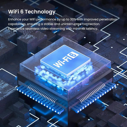 Cámara de interior Tenda 2K WiFi6 inalámbrica para seguridad del hogar, llamadas con un solo toque, detección de llanto de personas, mascotas y bebés, visión nocturna.