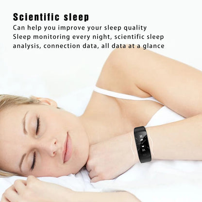 FOXBOX 2025 - Pulsera inteligente para hombre y mujer, resistente al agua, compatible con todos los smartphones, compatible con fitness y deportes, ideal para parejas, LIGE