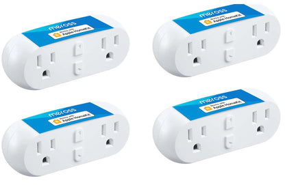 Enchufe inteligente doble WiFi 2 en 1 Meross HomeKit (EE. UU.) con control remoto y compatibilidad con Alexa, Google Home y SmartThings