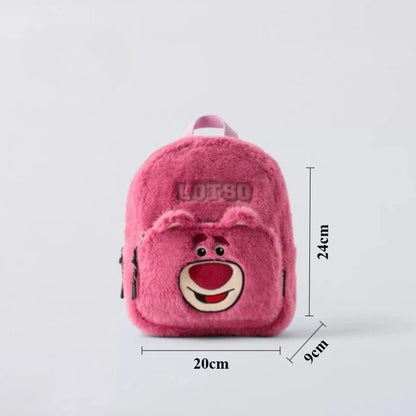 Mochila de moda con dibujos animados de Mickey Mouse de Disney, mochila escolar de lona de Minnie para mujer, mochila de gran capacidad a la moda, mochila para niñas