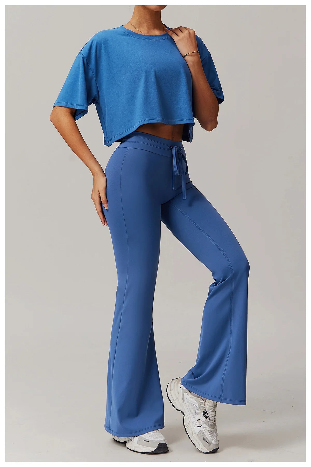 Leggings de yoga de cintura alta, estilo campana, transpirables, pantalones de yoga, para fitness, correr, realzar glúteos, entrenamiento en el gimnasio, ropa deportiva, pantalones de pierna ancha.
