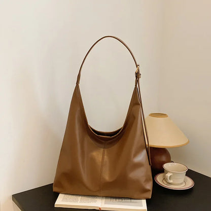 Nuevo bolso de mano con conocimiento de embarque, bolso de hombro para mujer, bolso grande simple retro, bolso de mano