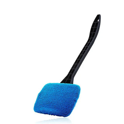 Kit de cepillo limpiador de ventanas de coche con mango largo, herramienta de lavado de parabrisas, limpiaparabrisas interior, accesorios para coche