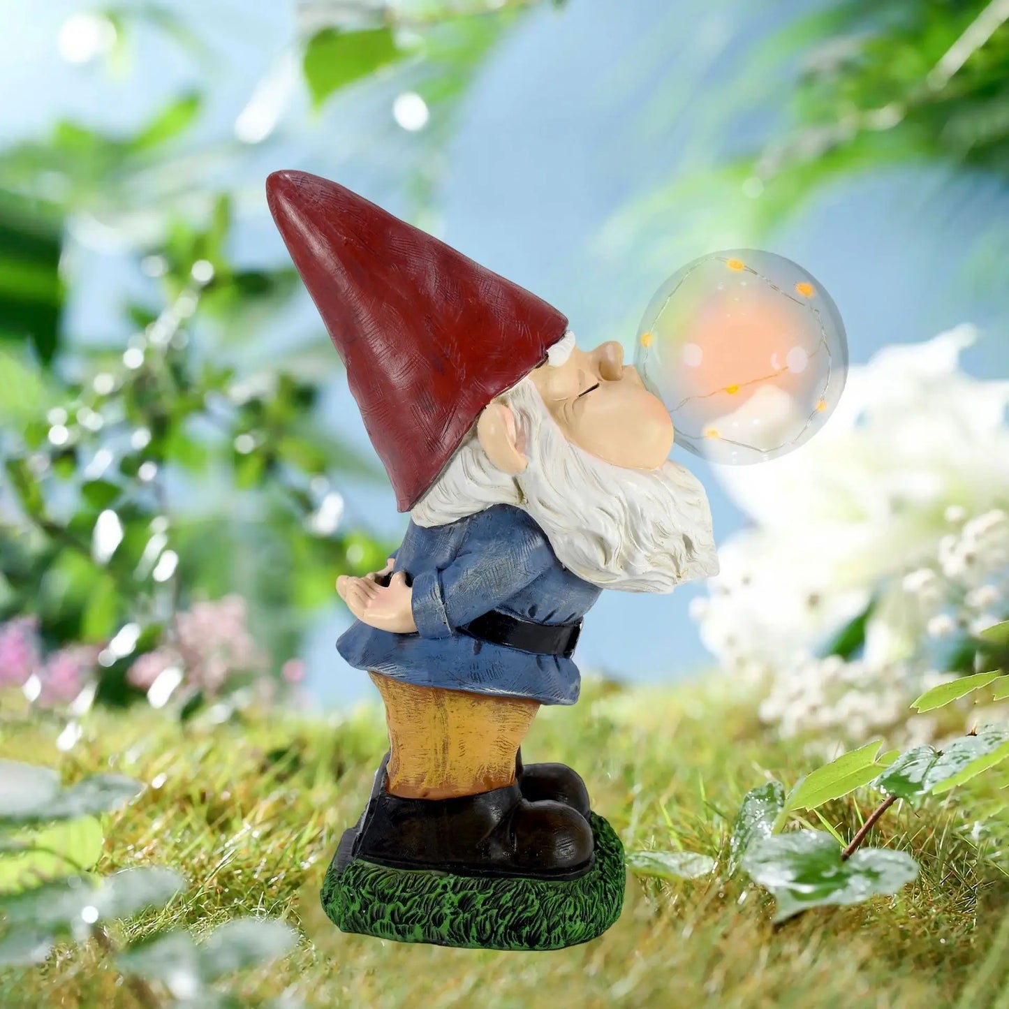 Adornos populares para decoración de jardín, estatuas de enanos, manualidades para patios al aire libre.