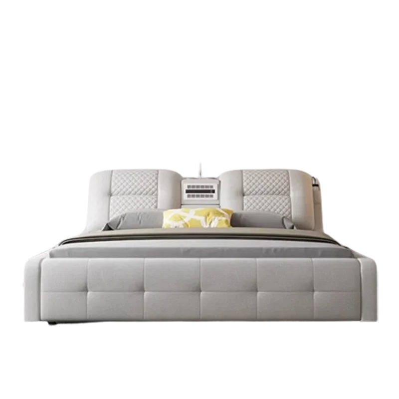 Cama doble única y estética King, marcos Master, moderna cama doble Twin, madera, multifuncional, muebles para el hogar