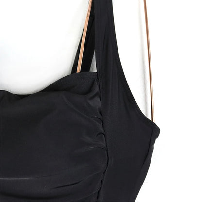 Traje de baño de una pieza sexy para mujer 2024, push up, talla grande, control de abdomen, monokini, ropa de playa, traje de baño vintage.